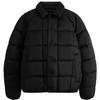 Casual Commuter Printed Plaid Quilted Button-Down Collar Jacket Men Jackets Space-Black J324058BEH