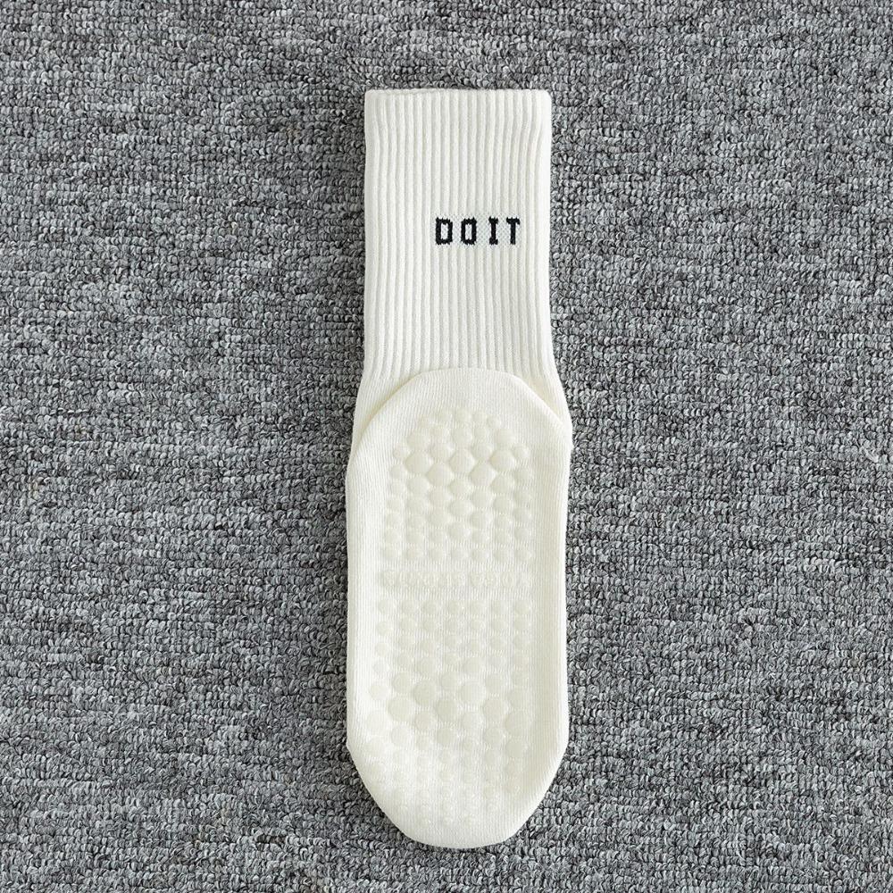 2 пары хлопковых спортивных носков однотонные полосатые носки для пилатеса новые носки до середины икры для йоги