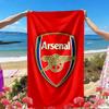 football team F.C Print Beach Towel, Versatile Lightweight Absorbent Beach Towel for Pool Surf Yoga Bathroom, Perfect Birthday Holiday Gift