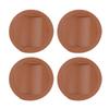 4Pcs Furniture Chair Wheel Stoppers Fixing Pad Rubber Bed Stopper Caster Cups To Prevents Scratches Easy To Use