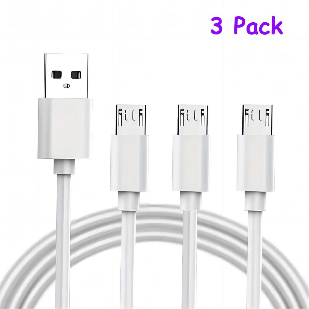Кабель для зарядки Micro USB 1M/3FT - 3 шт.