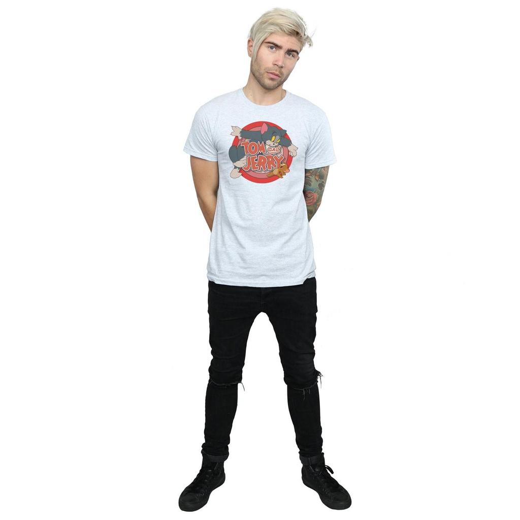 Tom and Jerry Mens Classic Catch T-Shirt