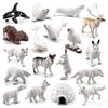 Adorable Plastic Arctic Animal Figurines Set With Walrus Beluga Seal For Kids Learning