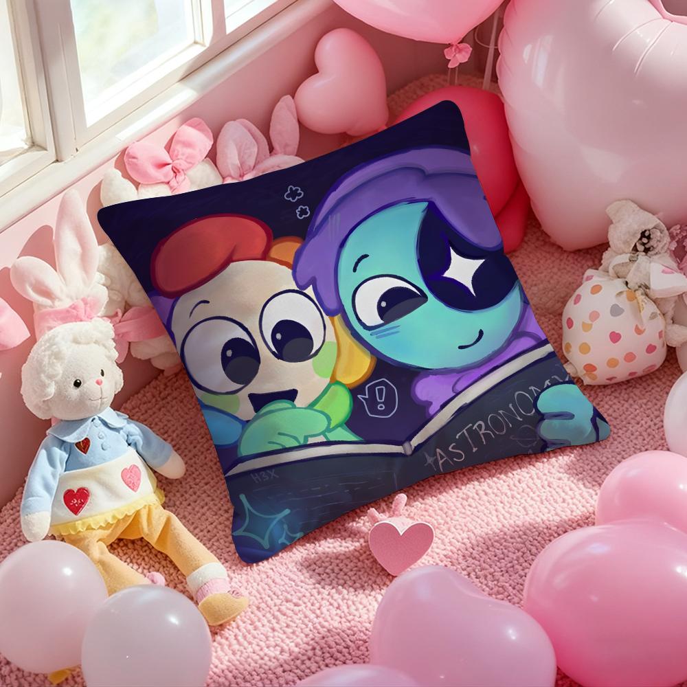 Игровой D-Dandys World Наволочка с принтом для подушки-сидушки для гостиной, дивана и декора спальни