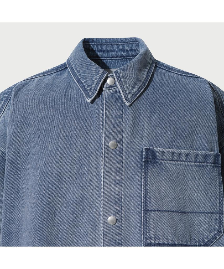 Iro Mutt Spring Denim Shirt Jacket - Light Blue
