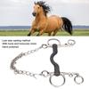 Rubber Center Horse Mouth Bit Silver Horse Snaffle Bit Durable Horse Mouth Snaffle  Horse Training