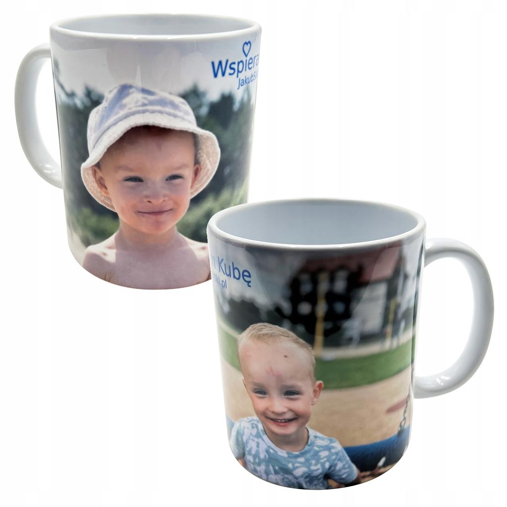 Jakubsikorski Promotional Gadget - White Mug With Handle And Print
