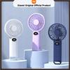 Xiaomi Портативный ручной маленький вентилятор с ЖК-дисплеем, 6-скоростной, ручной/вертикальный, многоцелевой