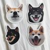 20pcs Cute Pet Avatar Customized Label Stickers Children Adult Birthday Party Celebration Interest Decoration Supplies