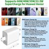 Быстрое зарядное устройство 66 Вт британского стандарта для Huawei Mate50/50 Pro