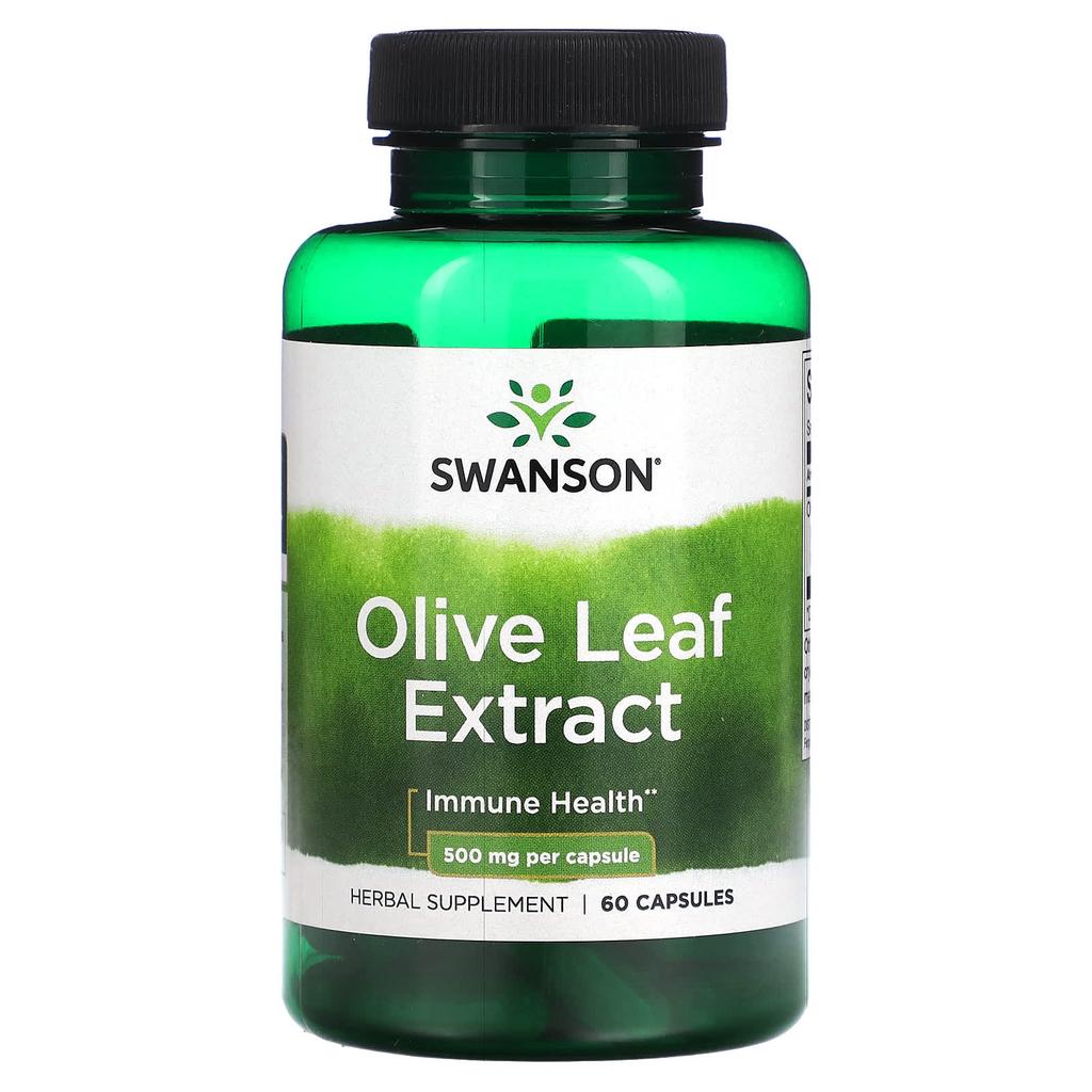 Olive Leaf Extract, 500Mg, 60 Veggie Caps