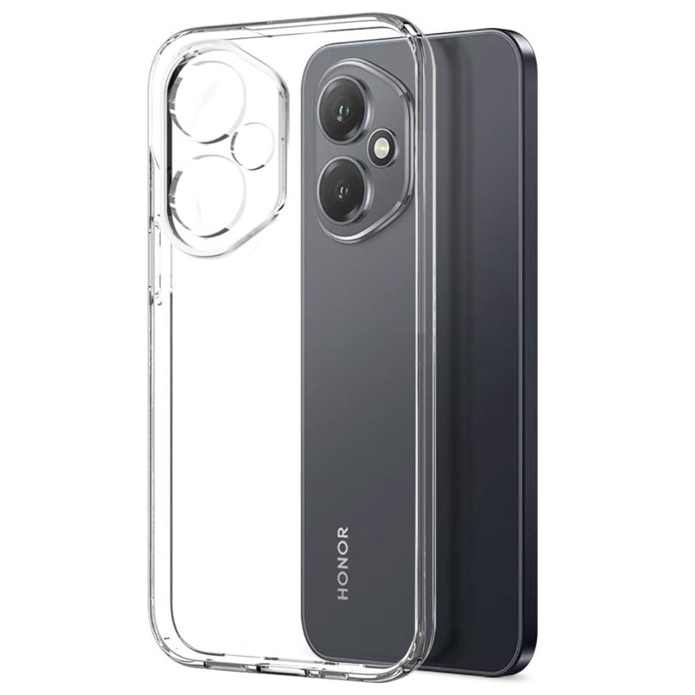 NORTHJO Для Honor 400 5G (Глобальный) Мягкий прозрачный чехол из ТПУ с защитным стеклом для экрана