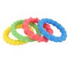 4 Pcs Kids Sensory Ring Toys Silicone Vibrant Colors Textured Skin Friendly Sensory Bracelets