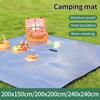 Портативный туристический коврик для пикника, кемпинга, пенопластовый коврик с фольгой, подстилка для палатки, коврик для пикника, влагозащитный пляжный коврик, складной с алюминиевой фольгой