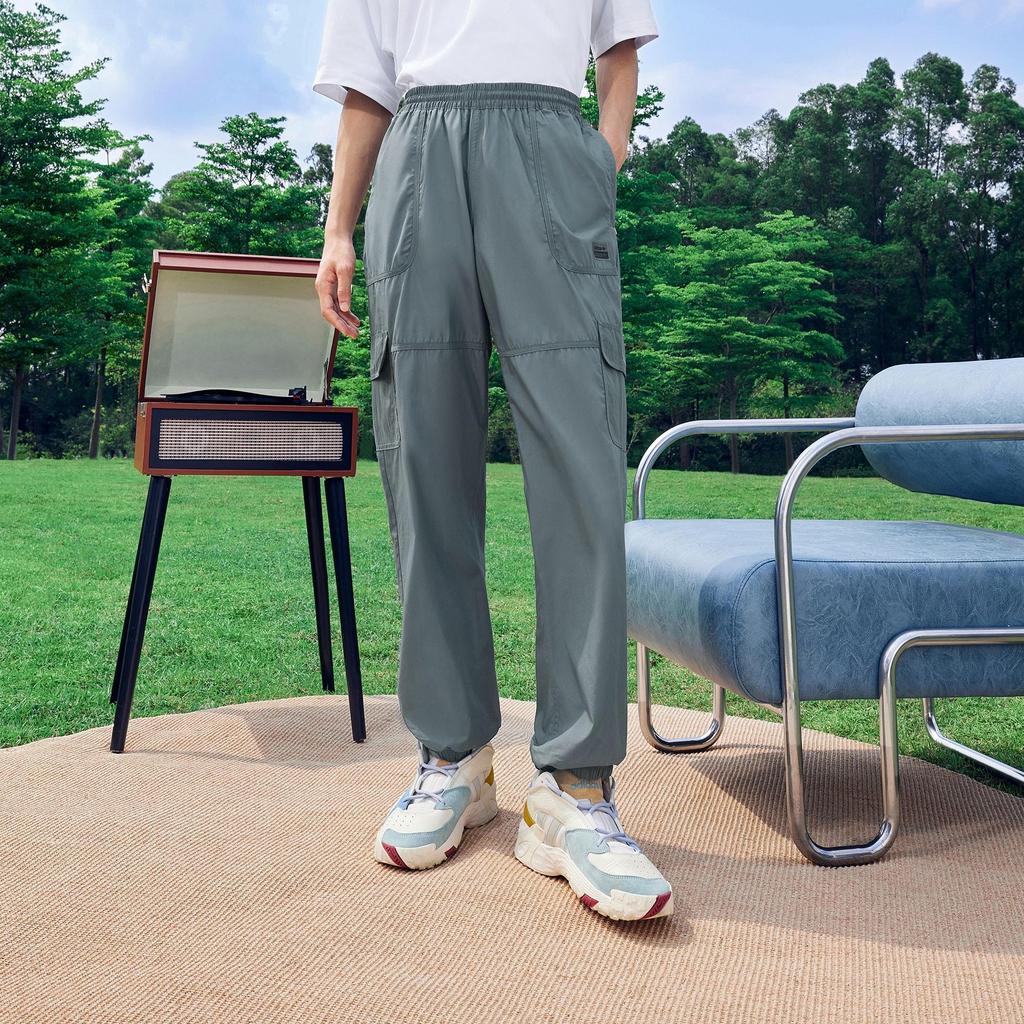 adidas Оригинальные серые брюки-карго из ткани GN3325