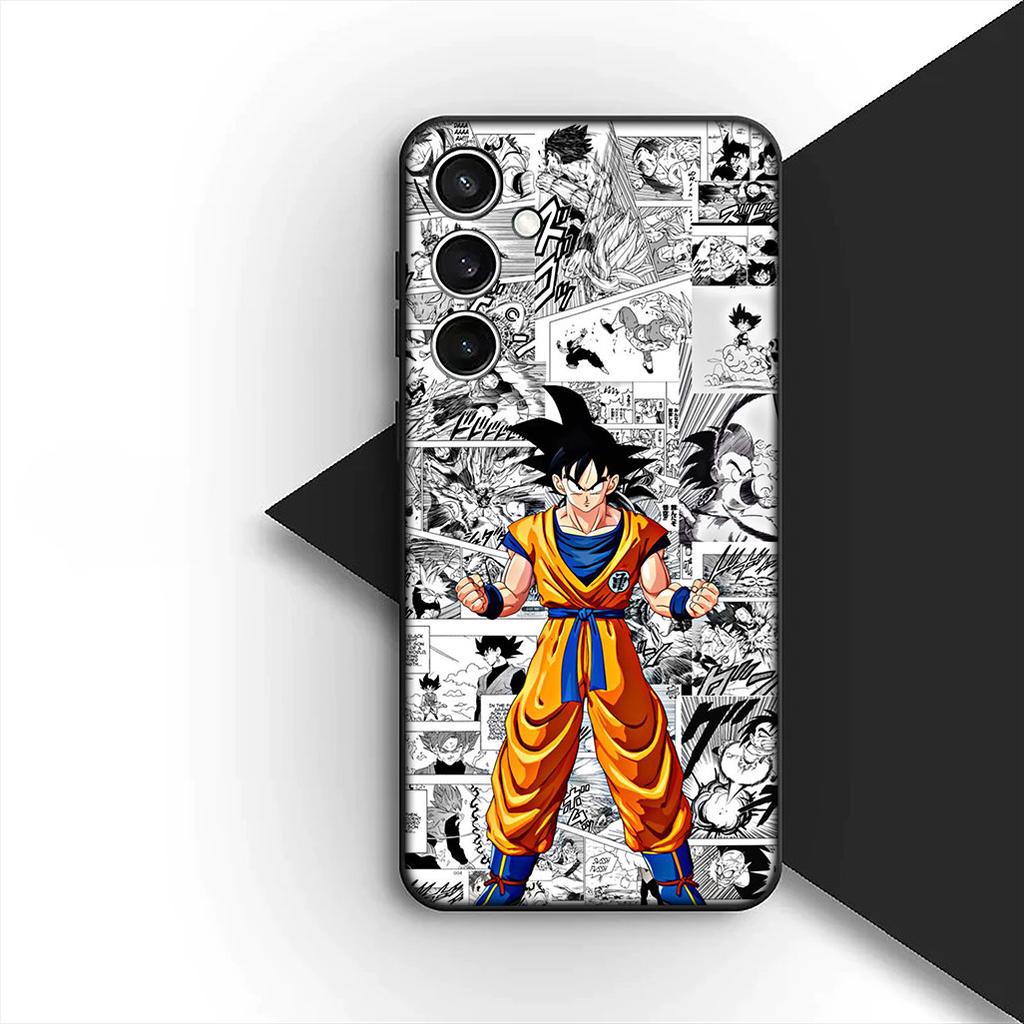 Cover for Samsung Galaxy S20 S22 S21 FE Ultra Plus A07 A17 A15 A16 A25 A57 A37 Casing Phone Case Comics Vegeta Dragon Gokus Ball