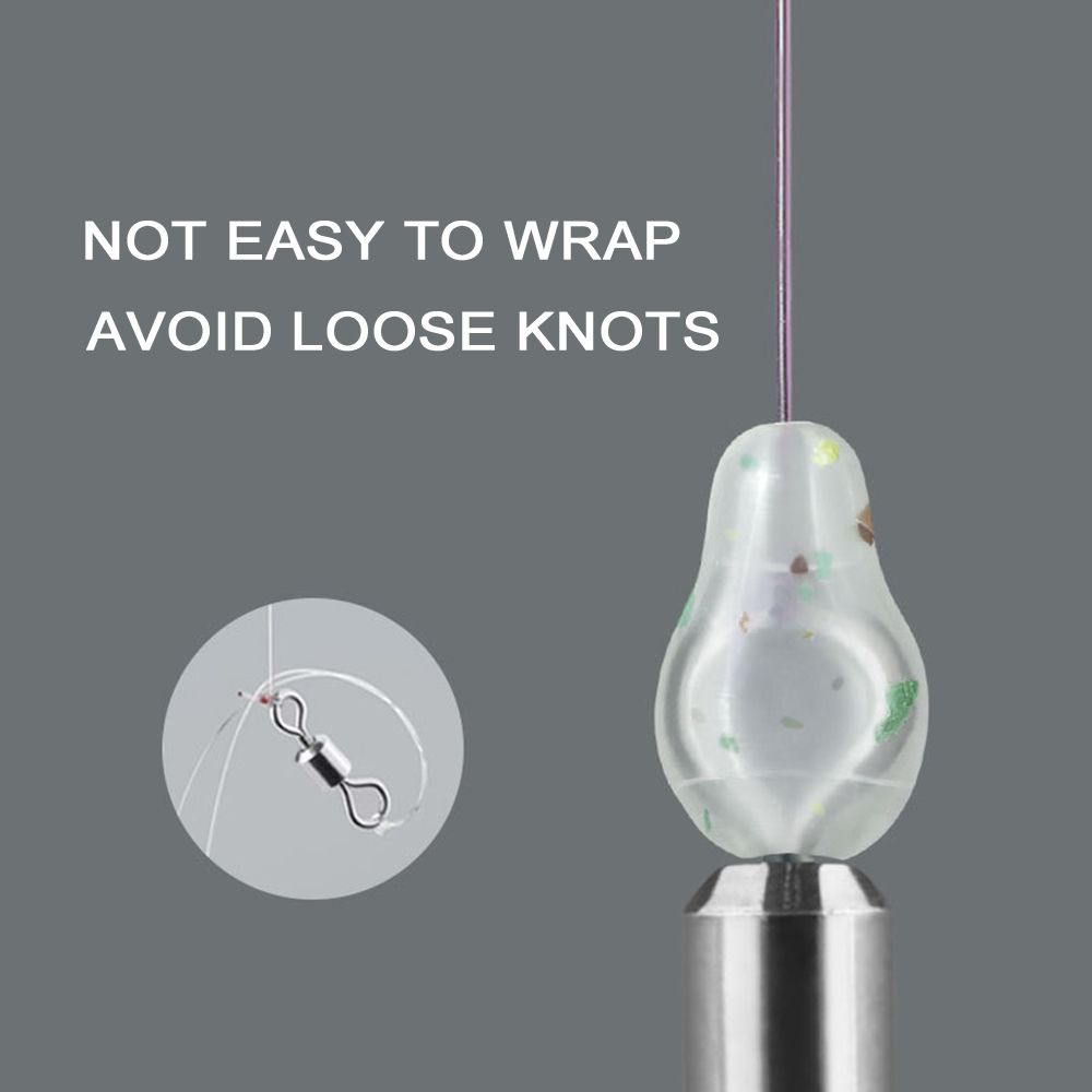 Sub Wire Winding Fishing Gear Camouflage Anti Entanglement Beans Fishing Hooks Supplies Silicone