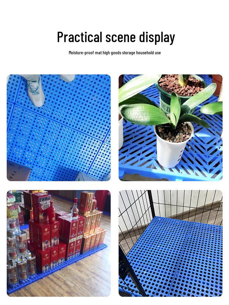 Влагостойкая пластиковая подкладка для поддона для склада, домашних животных и пола супермаркета.