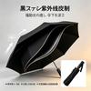 [Wpc] Fully Automatic 24-Rib 3-Stage Folding Umbrella | 60K High-Tenacity Fiberglass Frame, Windproof | High-Density Black Latex UV Coating