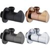 High Temperature Pressure Resistant Angle Valves Easy Installation Standard G1/2 Thread Leak Proof Valves for Plumbing
