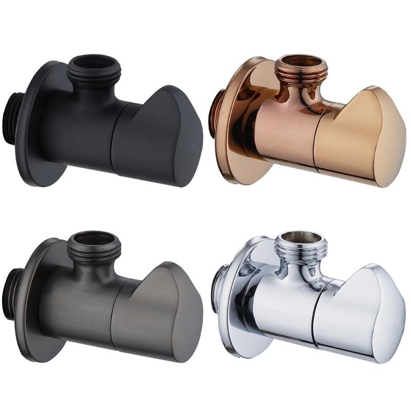 High Temperature Pressure Resistant Angle Valves Easy Installation Standard G1/2 Thread Leak Proof Valves for Plumbing