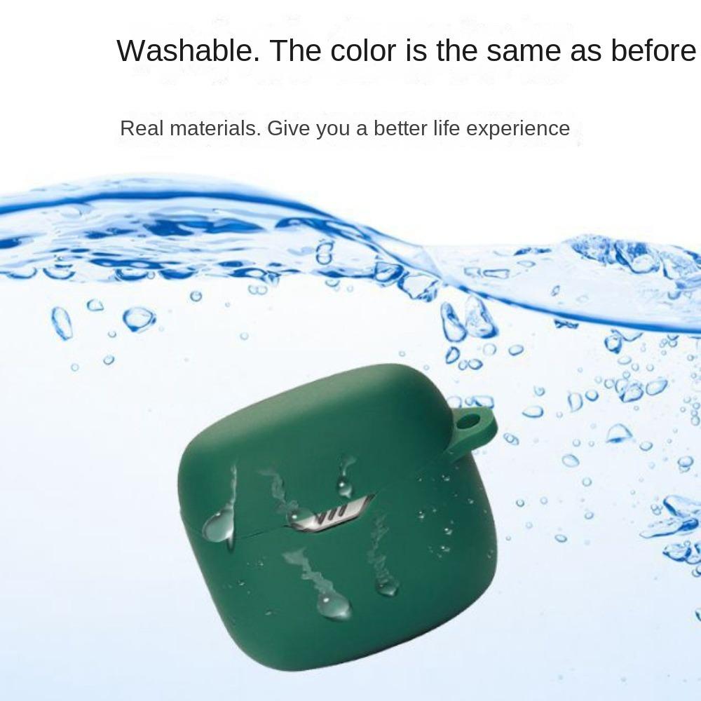 Dustproof Earphone Case Silicone Earphone Storage Case Storage Shell for JBL TUNE FLEX Home/Travel