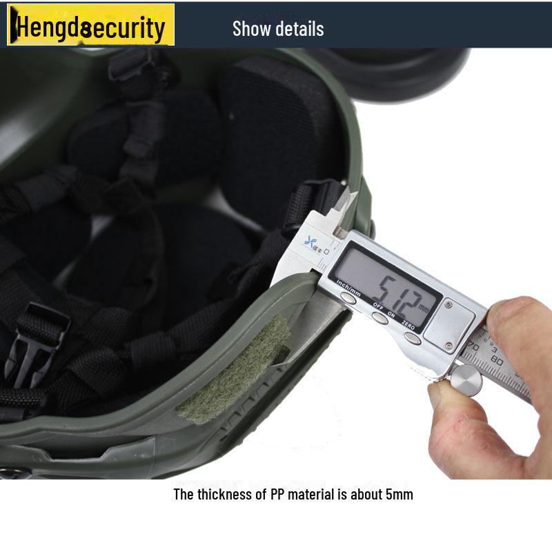 Kids' Tactical PUBG Helmet with MICH2000 Rail and Protective Mask for Outdoor Play