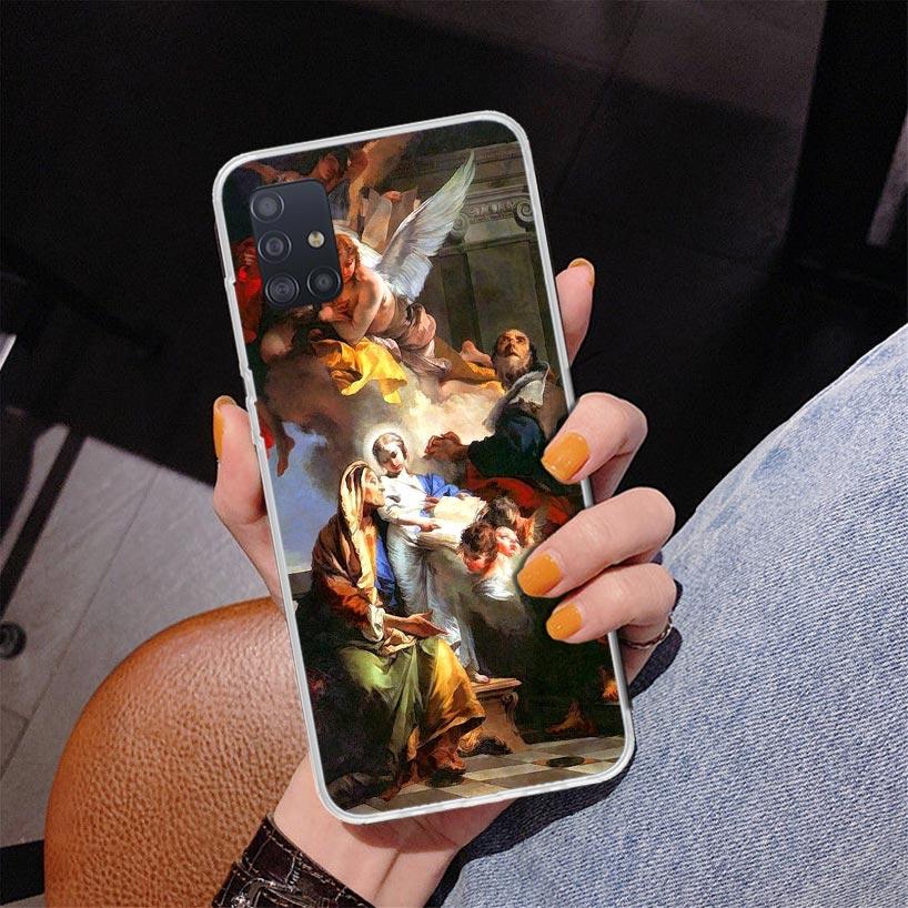 Чехол для телефона с картиной эпохи Возрождения для Samsung Galaxy A52 A32 A22 A12 A51 A31 A50S A30S A20S A10S Note 20 Ultra 10 Plus S10 A72