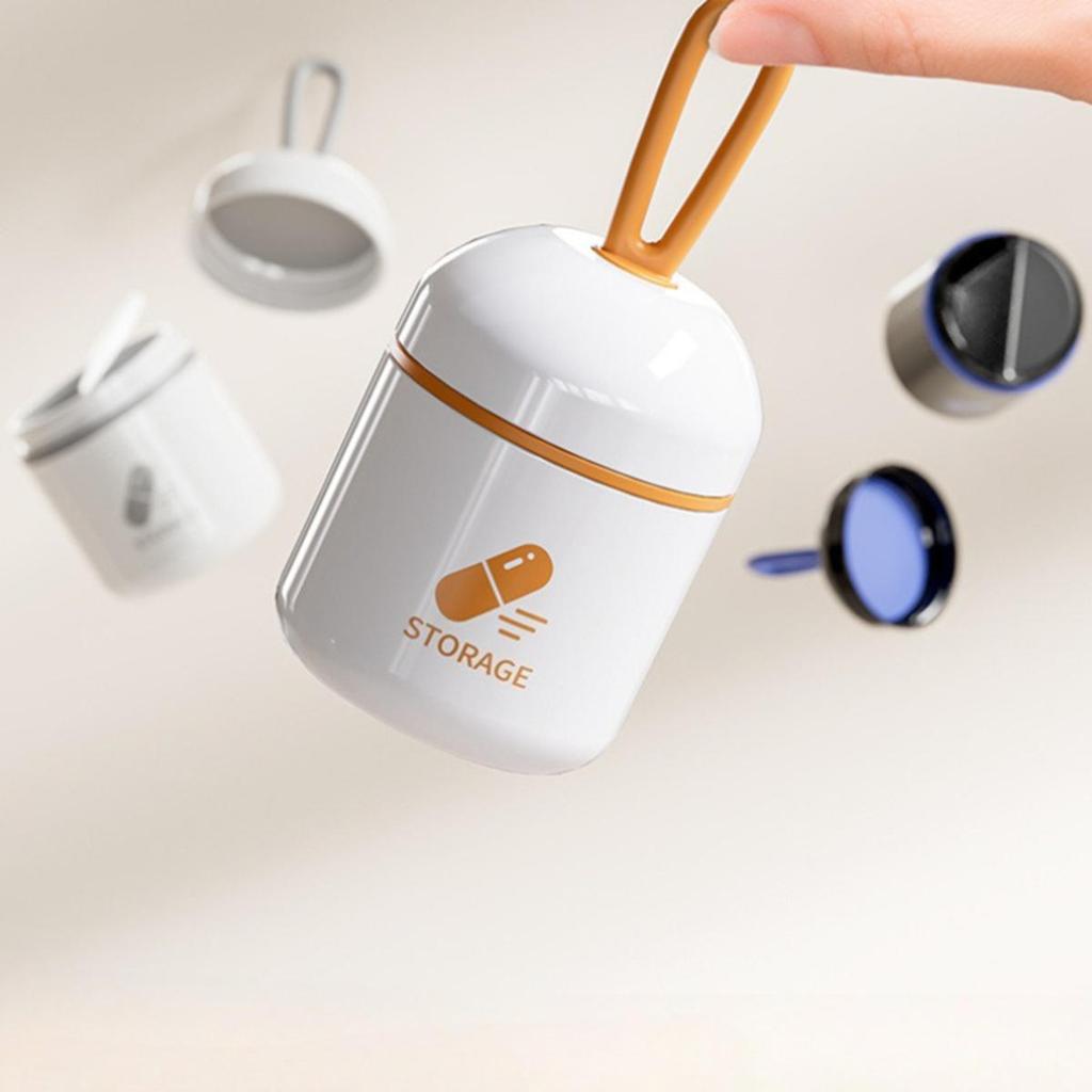 Мини-коробка для лекарств Компактная Удобная Водонепроницаемая и Влагостойкая Домашняя Коробка для Хранения Таблеток