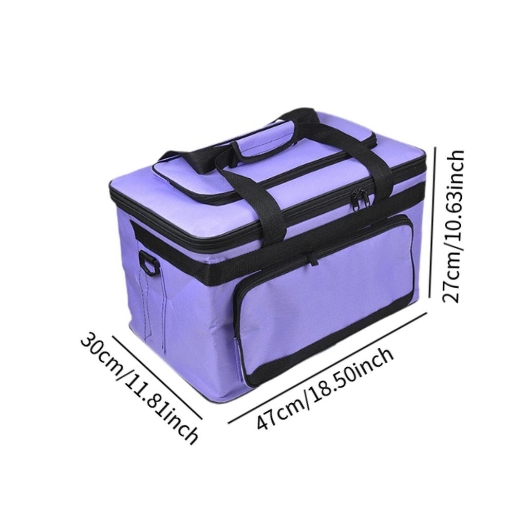 Сумка для хранения художественных принадлежностей, чехол для переноски с ручкой и регулируемым плечевым ремнем