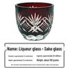Edo Kiriko Hand-Carved Japanese Sake & Spirit Glass