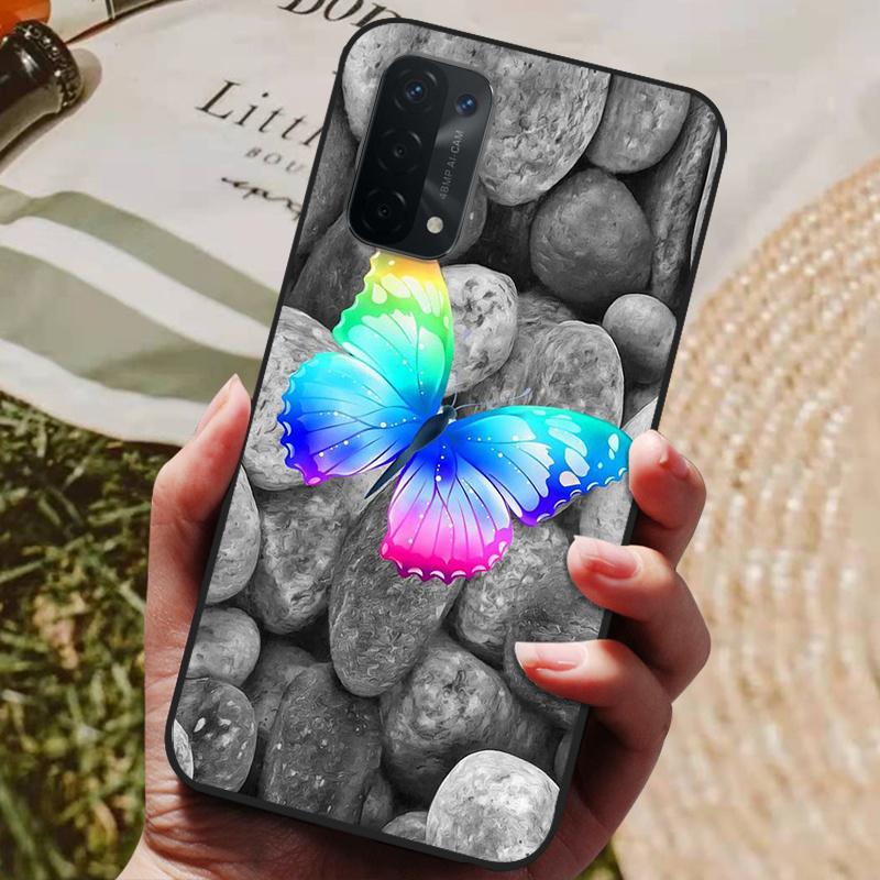 Чехол для Oppo A54 5G Силиконовая задняя крышка Чехол для телефона для Oppo A54 5G CPH2195 Чехлы Мягкий бампер coque для OPPOA54 A 54 5G 6,5 дюйма