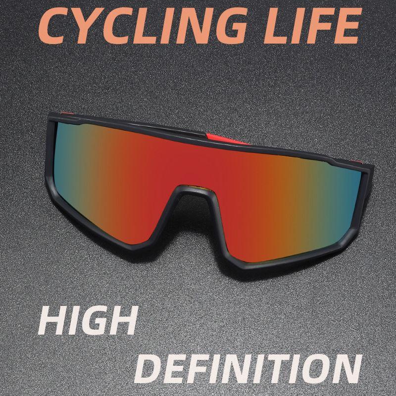 New Fashion Sports Sunglasses Unisex Uv400 Cycling Shades Fit For Running Hiking Windproof Eyeswear Outdoor Glasses