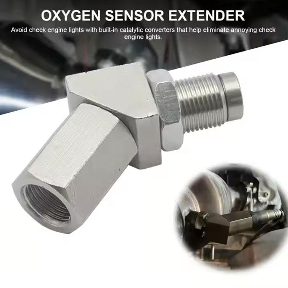 45 Degree O2 Oxygen Sensor Adapter Extension Connector Fitment For All Universal Vehicles M18X1 A3M0