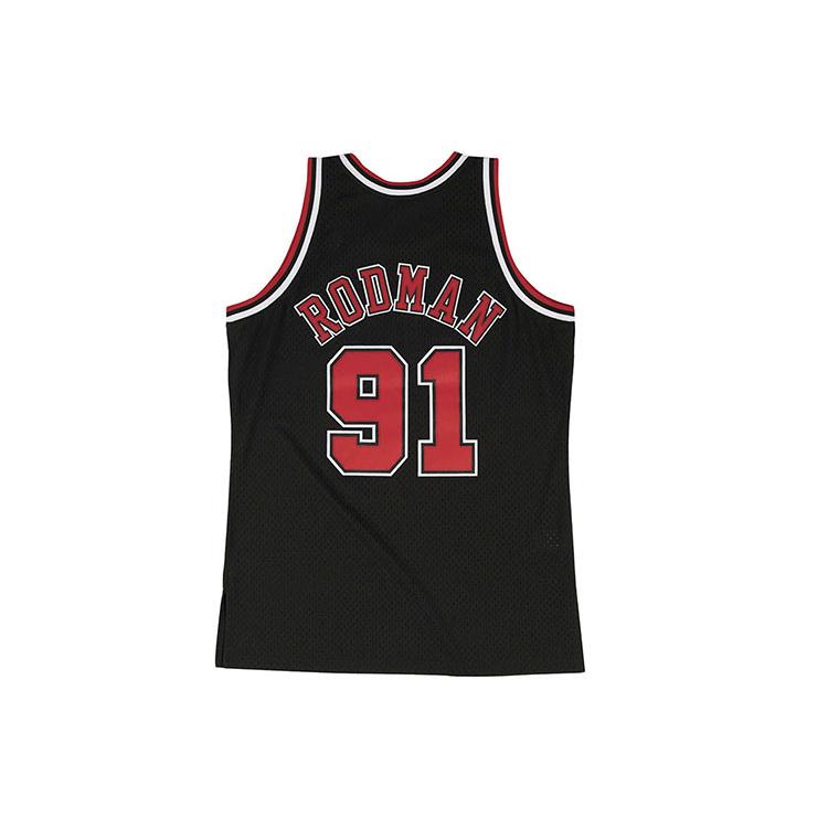 Mitchell Ness Dennis Rodman jersey SMJYGS18152-CBUBLCK97DRD