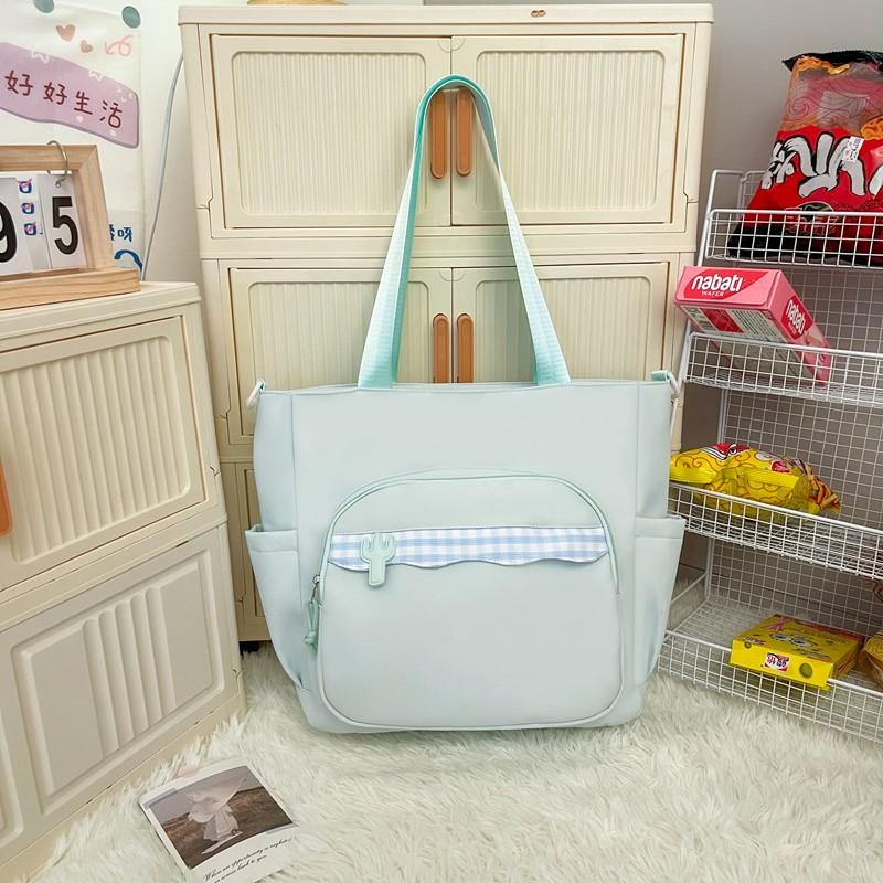 Женская сумка через плечо, студенческая сумка на плечо большой вместимости