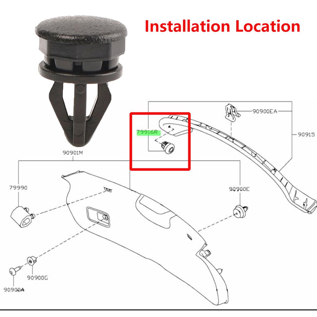 2 шт. для Nissan Juke F15 вешалка для полок кнопки полки внутренние зажимы кронштейн для багажа багажник крышка багажника крепления 2010-2019