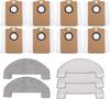 Suitable for MS1 MAX Sweeping Robot Cleaning Accessories (MOP + Dust Bag) Color