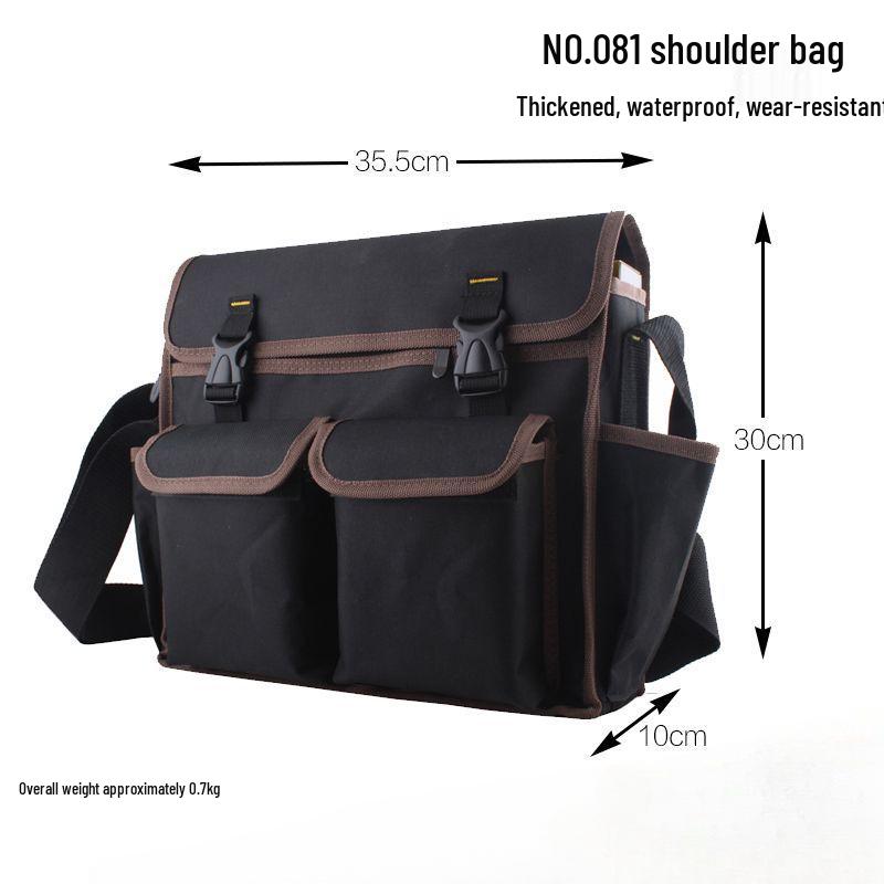 Сворачивающаяся сумка для инструментов Golden Knight для электрика и сантехника - Многоцелевая холщовая сумка для хранения с карманами-вставками