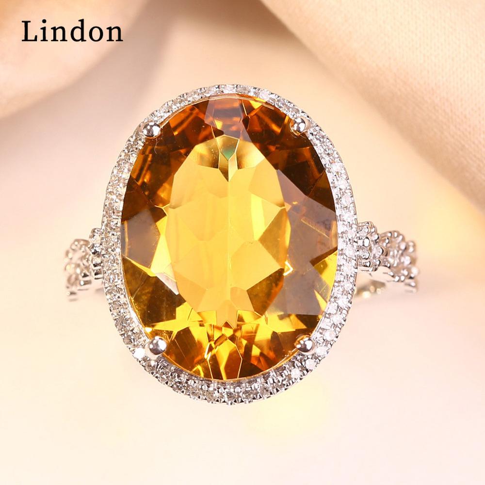 Классическое кольцо Lindon из медного сплава с цирконием, женские ювелирные изделия, свадебный подарок для вечеринки