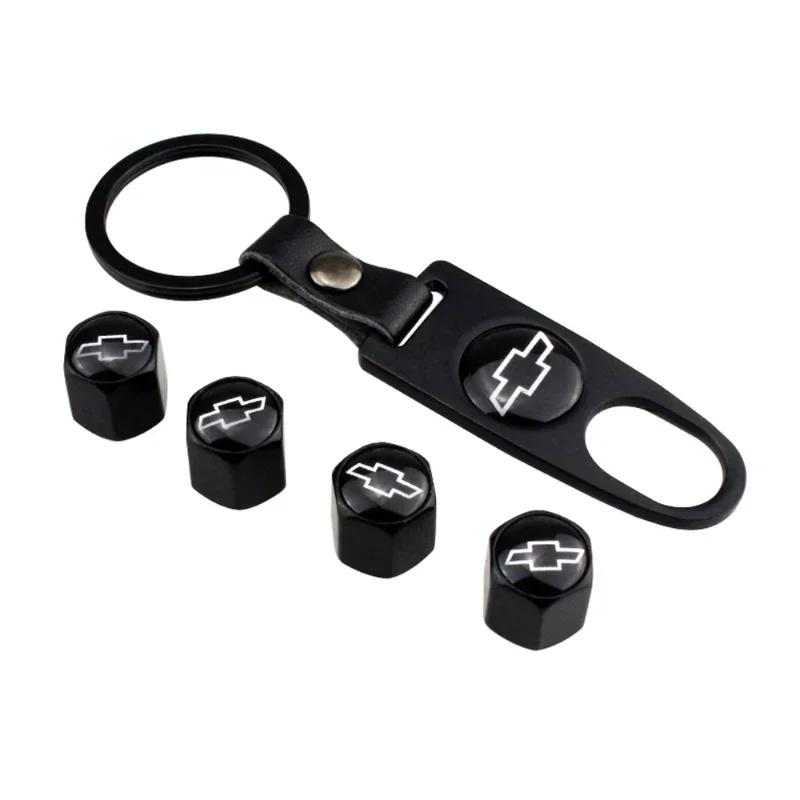 Car Wheel Metal Alloy Valve Caps For Chevrolet Cruze Malibu Spark Orlando Aveo Captiva Optra Trax Lacetti Tire Modification