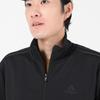Adidas Regular Fit Double Knit Track Top BXF58 Size S Men's 3-Stripes Black/Black (IK7330)