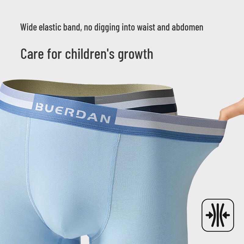 Mao Ren Мужские антибактериальные хлопковые боксеры-брифы, набор из 4 штук