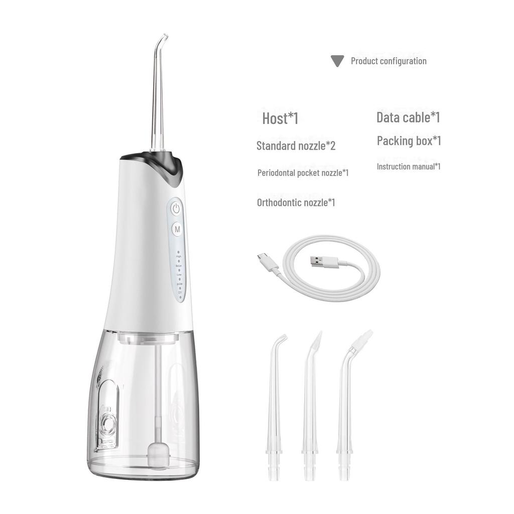 Multifunctional Portable Electric Water Flosser Toothbrush with High-Frequency Pulse for Optimal Oral Cleaning