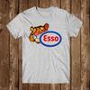 Мужская серая футболка Esso Tiger Размеры S-5XL