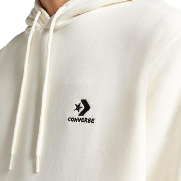 Converse Свитшот с вышитой звездой-шевроном Go To Унисекс Белый 10024509-A17