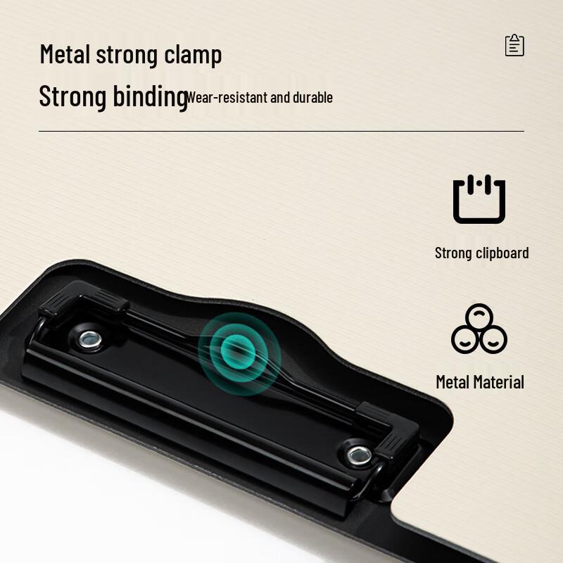 Deli 5016 A4 Vertical Folding Clipboard 6-Pack