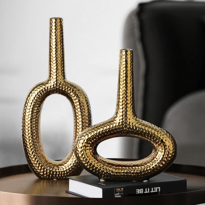 Креативный свет Роскошные геометрические керамические украшения Абстрактные Гостиная Прихожая ТВ Шкаф Офис Искусство Домашний Мягкий Декор