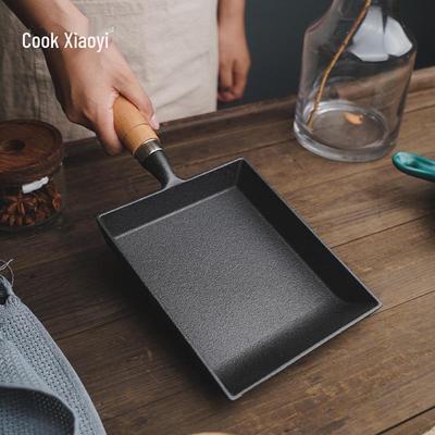 Чугунная квадратная сковорода для омлета Tamagoyaki с антипригарным покрытием