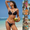 Fashion and Comfort Beach Vacation Swimsuit Sexy Bikini Swimsuit Women Sports Separate Swimsuit Fine Stitching In A Variety of Colors Beachwear